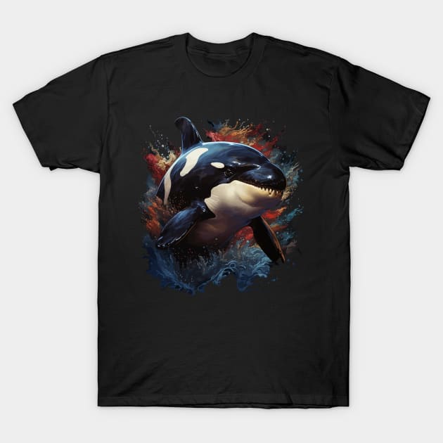 Patriotic Orca T-Shirt by JH Mart